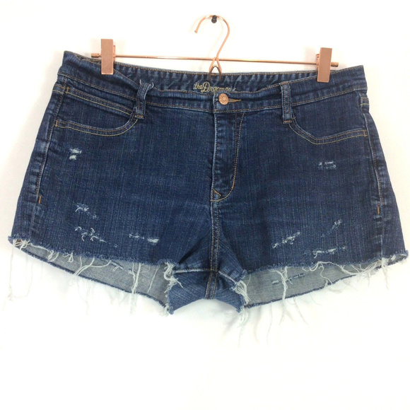 ❌SOLD❌Old Navy Dreamer Dark Cutoff Jeans Shorts - Picture 2 of 5